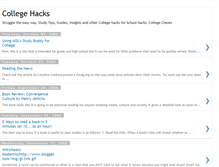 Tablet Screenshot of collegehacks.blogspot.com