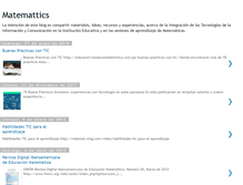 Tablet Screenshot of matemattics.blogspot.com