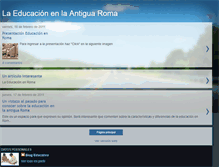 Tablet Screenshot of laeducacinenlaantiguaroma.blogspot.com