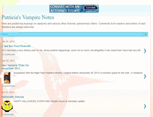 Tablet Screenshot of patricias-vampire-notes.blogspot.com