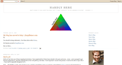 Desktop Screenshot of hardlyhere.blogspot.com