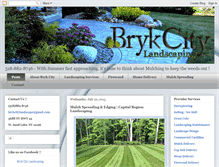 Tablet Screenshot of brykcitylandscape.blogspot.com