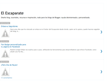 Tablet Screenshot of elescaparatederosa.blogspot.com