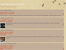 Tablet Screenshot of historiasporelcaminodeltaragui.blogspot.com