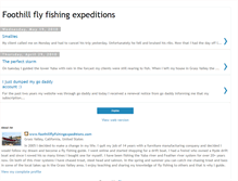 Tablet Screenshot of foothillflyfishingexpeditions.blogspot.com