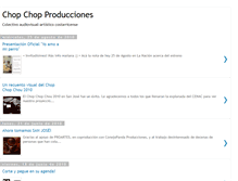 Tablet Screenshot of chopchop-producciones.blogspot.com