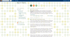 Desktop Screenshot of airport-check.blogspot.com