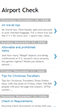 Mobile Screenshot of airport-check.blogspot.com