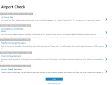 Tablet Screenshot of airport-check.blogspot.com
