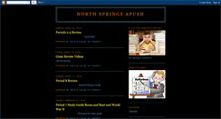 Desktop Screenshot of northspringsapush.blogspot.com