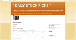 Desktop Screenshot of platinumpicks.blogspot.com