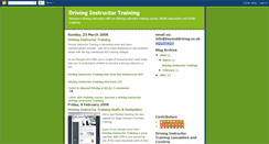 Desktop Screenshot of drivinginstructortraining.blogspot.com