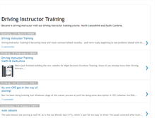 Tablet Screenshot of drivinginstructortraining.blogspot.com