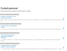 Tablet Screenshot of ciudadpeatonal.blogspot.com