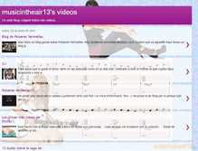 Tablet Screenshot of musicintheair13.blogspot.com