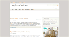 Desktop Screenshot of longtermcareplans.blogspot.com