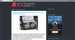 Desktop Screenshot of extestemunhasdejeova.blogspot.com