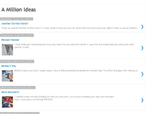 Tablet Screenshot of amillionideas.blogspot.com
