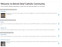 Tablet Screenshot of detroitdeafcatholic.blogspot.com