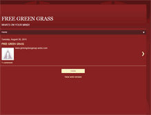 Tablet Screenshot of freegreengrass.blogspot.com