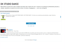 Tablet Screenshot of dkstudiodance.blogspot.com