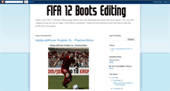 Desktop Screenshot of fifa12bootsediting.blogspot.com