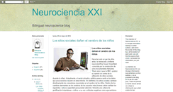 Desktop Screenshot of neurocienciaxxi.blogspot.com