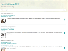 Tablet Screenshot of neurocienciaxxi.blogspot.com