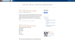 Desktop Screenshot of hulllocalissues.blogspot.com