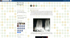 Desktop Screenshot of brownmenagerie.blogspot.com