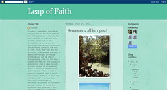 Desktop Screenshot of leapoffaithblog.blogspot.com