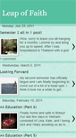 Mobile Screenshot of leapoffaithblog.blogspot.com