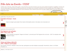 Tablet Screenshot of poloartenaescola-uenf.blogspot.com