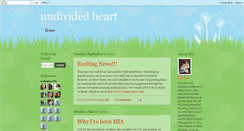 Desktop Screenshot of foranundividedheart.blogspot.com