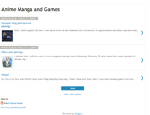Tablet Screenshot of aminemangaandgames.blogspot.com