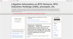 Desktop Screenshot of btulitigation.blogspot.com