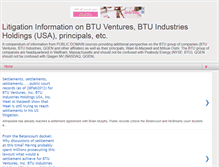 Tablet Screenshot of btulitigation.blogspot.com