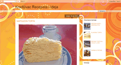 Desktop Screenshot of kradljivacrecepataiideja.blogspot.com
