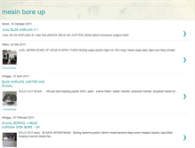 Tablet Screenshot of mesinboreup.blogspot.com
