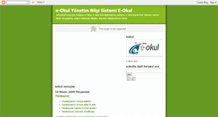 Desktop Screenshot of eokulbilgi.blogspot.com