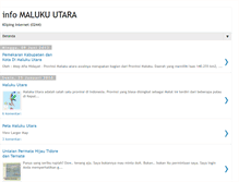 Tablet Screenshot of infomalukuutara.blogspot.com