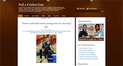 Desktop Screenshot of full2cricket.blogspot.com