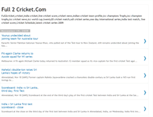 Tablet Screenshot of full2cricket.blogspot.com