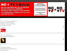 Tablet Screenshot of nomastvboicot.blogspot.com