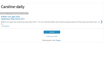Tablet Screenshot of caroline-daily.blogspot.com
