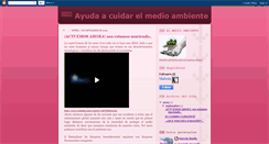 Desktop Screenshot of cuidaelambientemr.blogspot.com