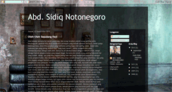 Desktop Screenshot of abdsidiqnotonegoro.blogspot.com