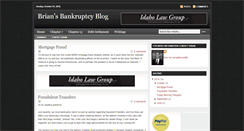 Desktop Screenshot of briansbankruptcyblog.blogspot.com