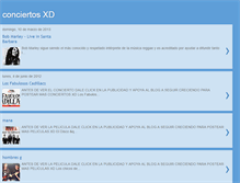 Tablet Screenshot of conciertosxd.blogspot.com