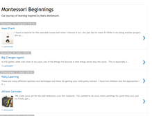 Tablet Screenshot of montessoribeginnings.blogspot.com